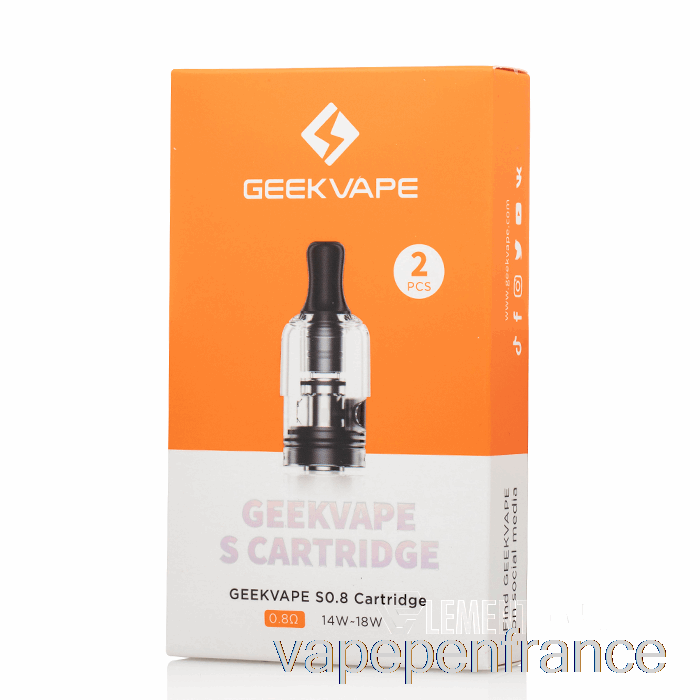 Geek Vape S Pods De Remplacement 0,8 Ohm S Pods Vape Pen
